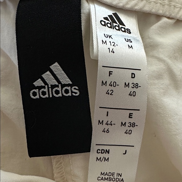 Adidas Women Cream Track Pants - Picture 2 of 2